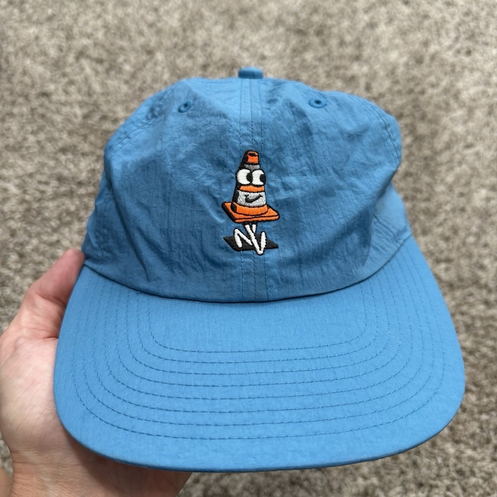 Nike SB Hat Flatbill JDI Strapback Blue Traffic Cone Nylon Adjustable